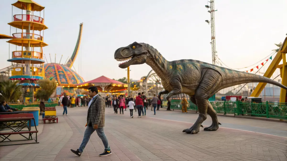 Китай представил двуногого робота, который превращается в реалистичного тираннозавра