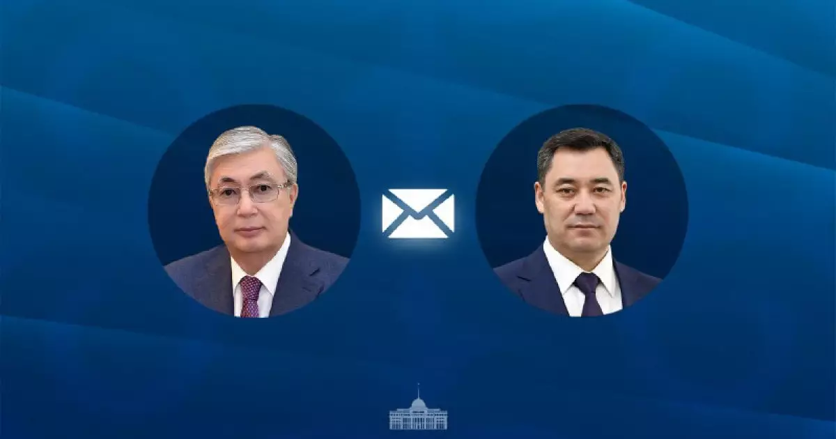   Президент Қасым-Жомарт Тоқаев Садыр Жапаровты Қырғыз Республикасы Жогорку Кенеші сайлауының табысты өтуімен құттықтады   