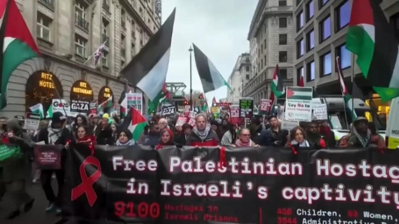 Массовые акции в поддержку Палестины состоялись в Лондоне