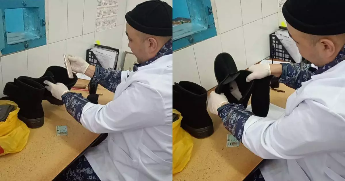  Павлодар тұрғыны ұялы телефонды аяқ киім ұлтарағына жасырып, изоляторға өткізбек болған 