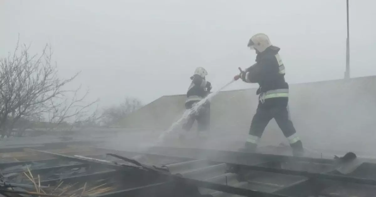  Өрт асүйден шықты: ТЖМ өртті дер кезінде оқшаулады 