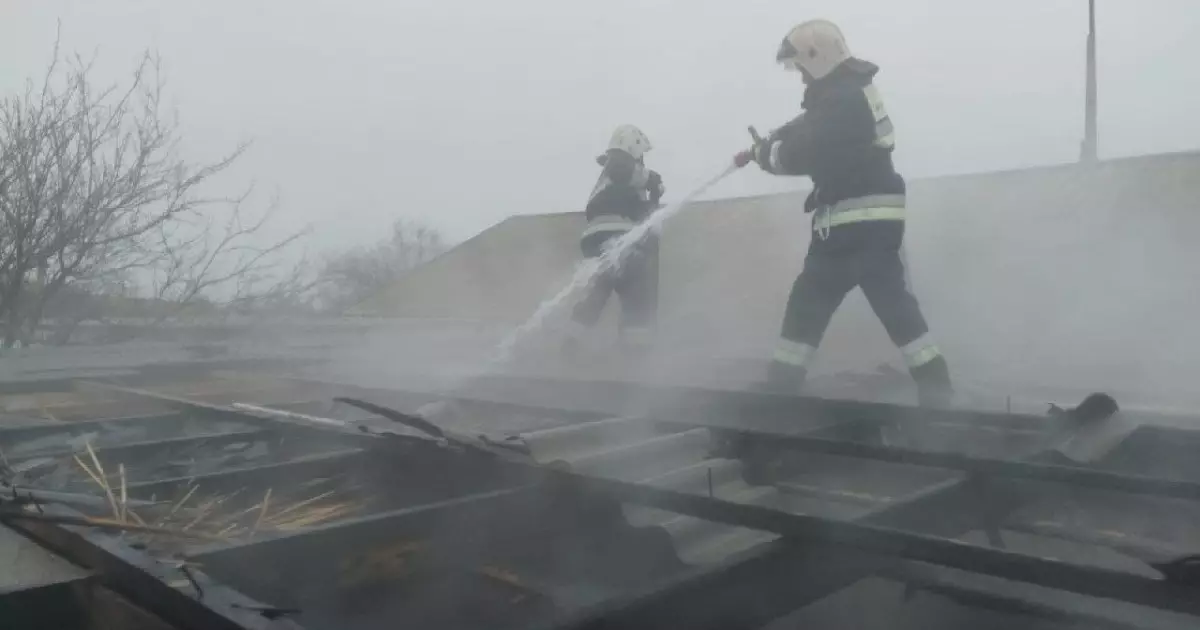   Атырау облысында үй өртенді   