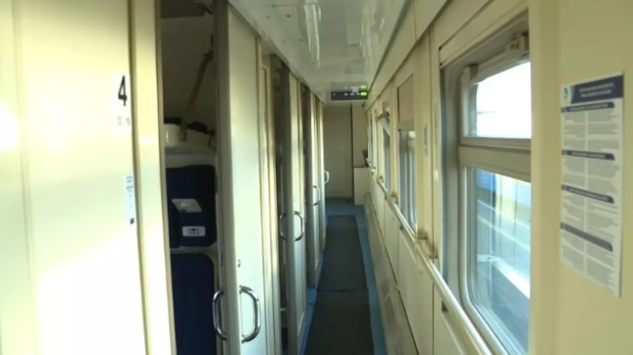 Новые вагоны запустили по маршруту Алматы – Новосибирск