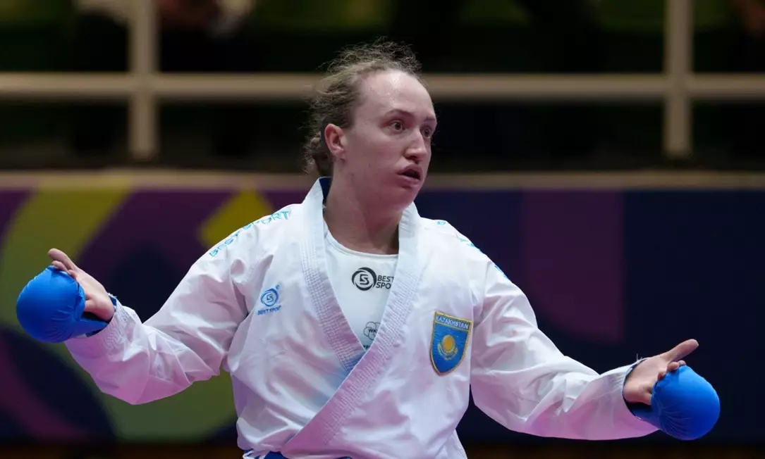 Казахстанская каратистка выиграла «серебро» чемпионата мира в Египте
