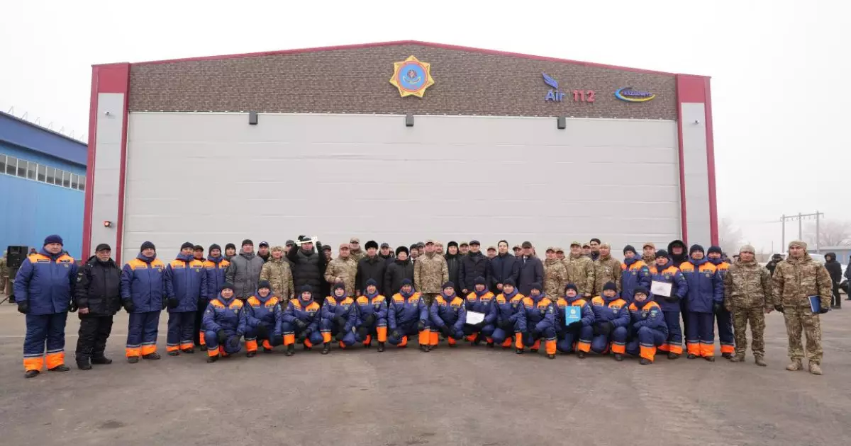   Ұлытау облысында алғашқы авиациялық жасақ пайдалануға берілді   