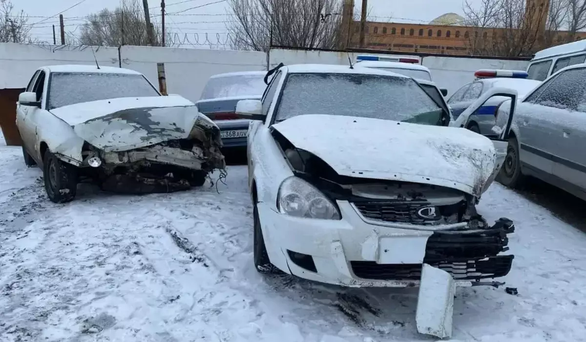 Павлодар облысында екі көлік соқтығысып, жеті адам зардап шекті