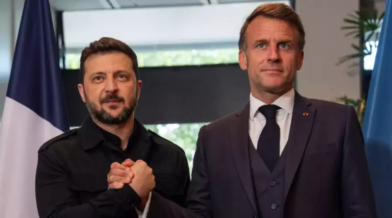 Зеленский приехал на встречу с Макроном в Париж