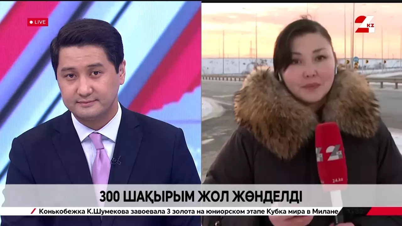ШҚО-да 300 шақырым жол жөнделді. LIVE