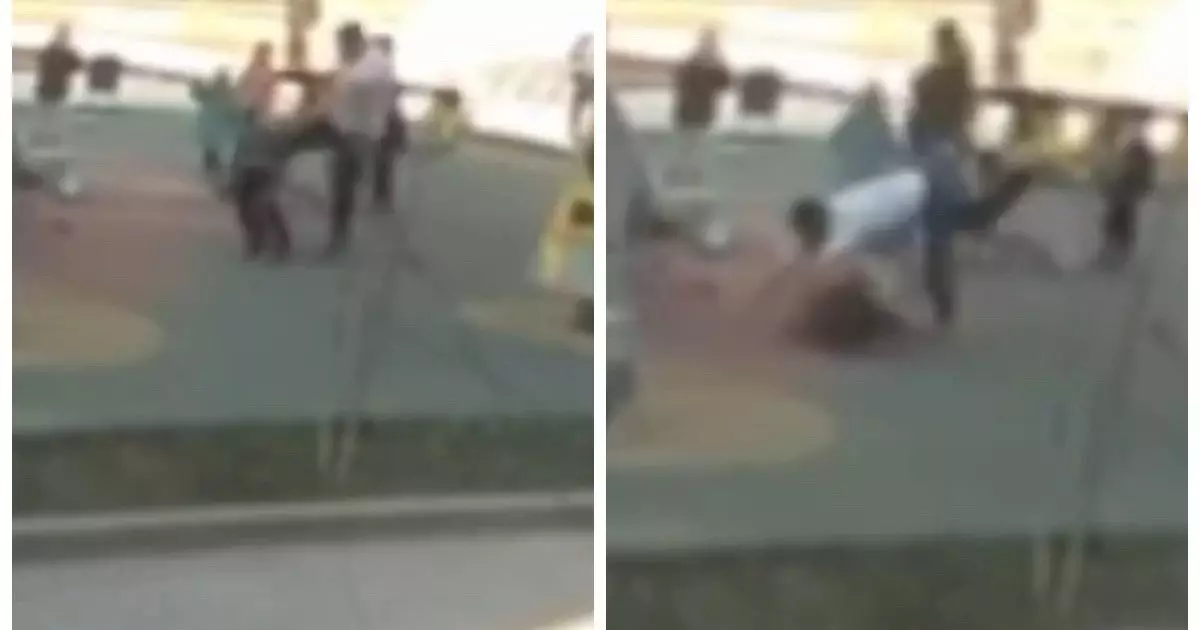  Алматыда ер адам ойнап жүрген кішкентай баланы аяусыз соққыға жыққан 