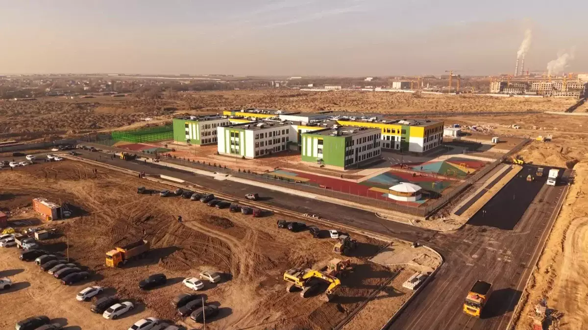 Алғабас шағынауданындағы мектеп қолданысқа беруге дайын