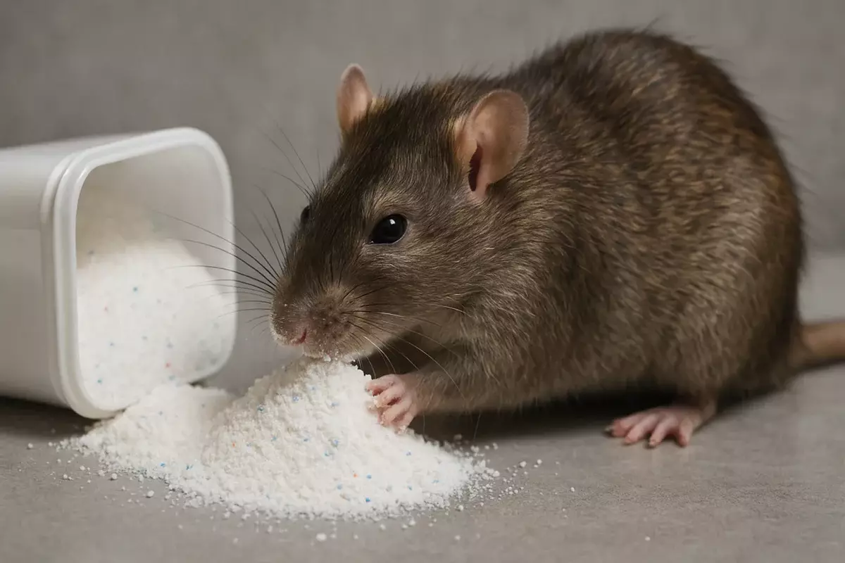 Ловушки не нужны: как избавиться от мышей с помощью стирального порошка