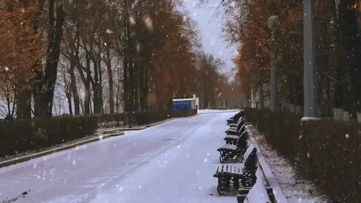 Нөсер жауын мен көктайғақ: Ел аумағында қыстың алғашқы күндері ауа райы қандай болады