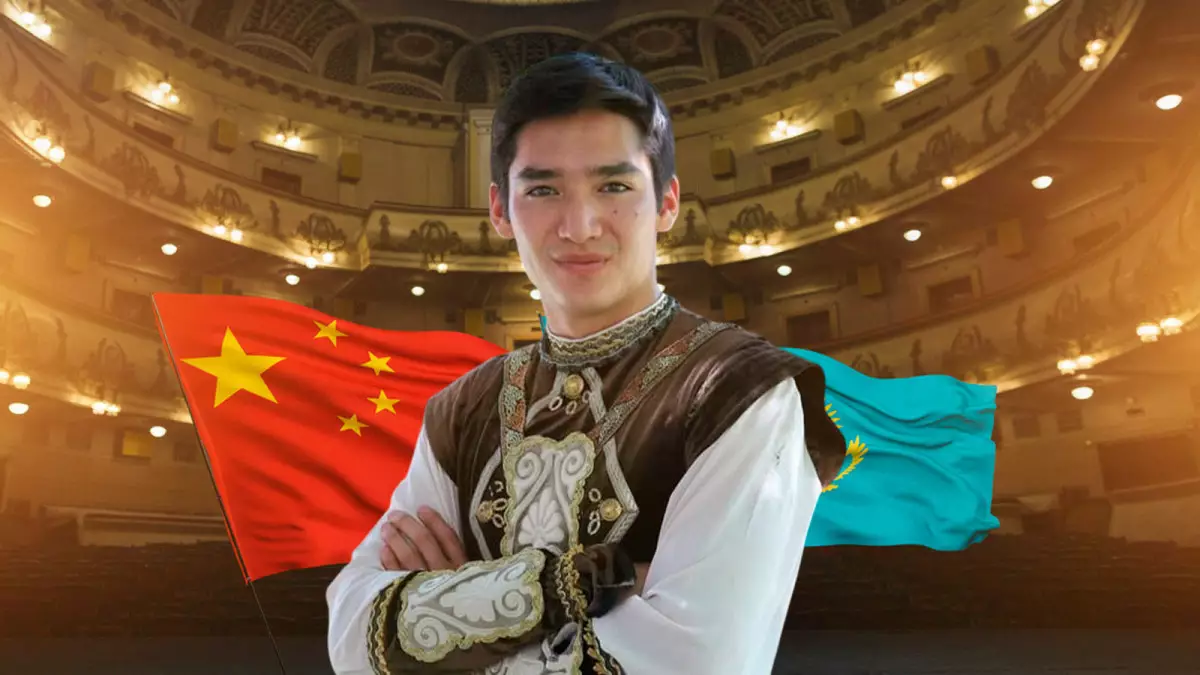 Аттың құлағында ойнайтын қазақ жігіті Қытай циркінде өнер көрсетіп жүр