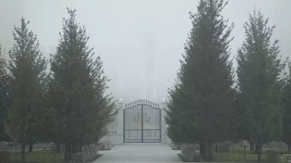 Почти нулевая видимость. Астану окутал очень густой туман