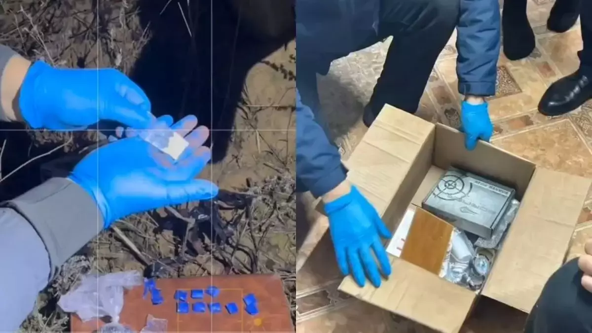 Оралда интернет-дүкен курьері есірткімен ұсталды