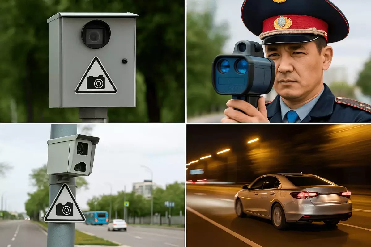 Штраф за превышение скорости в РК - правда ли, что “ловят” уже с 66 км/ч