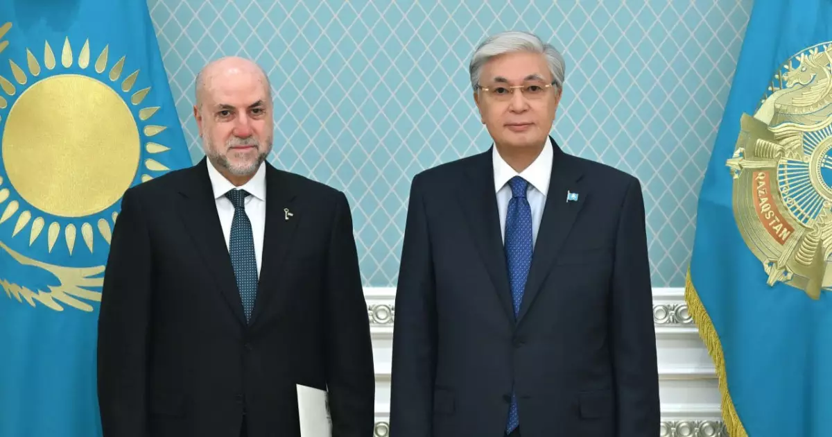   Мемлекет басшысы Махмұд әл-Хаббашты қабылдады   