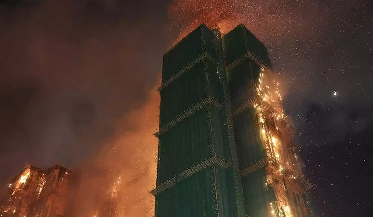 Пожар в Гонконге: власти арестовали 13 человек