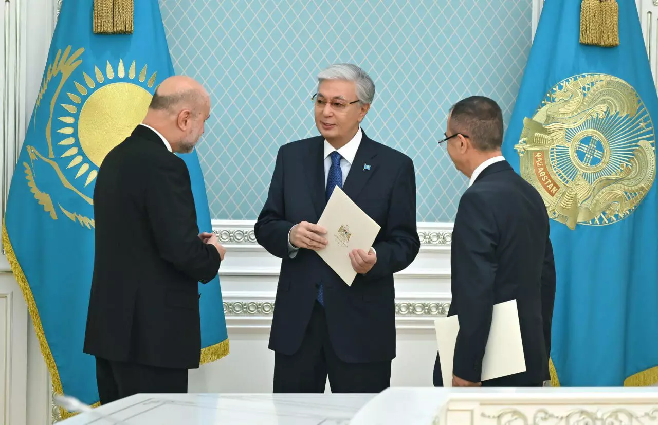 Президент Казахстана принял Верховного судью Палестины