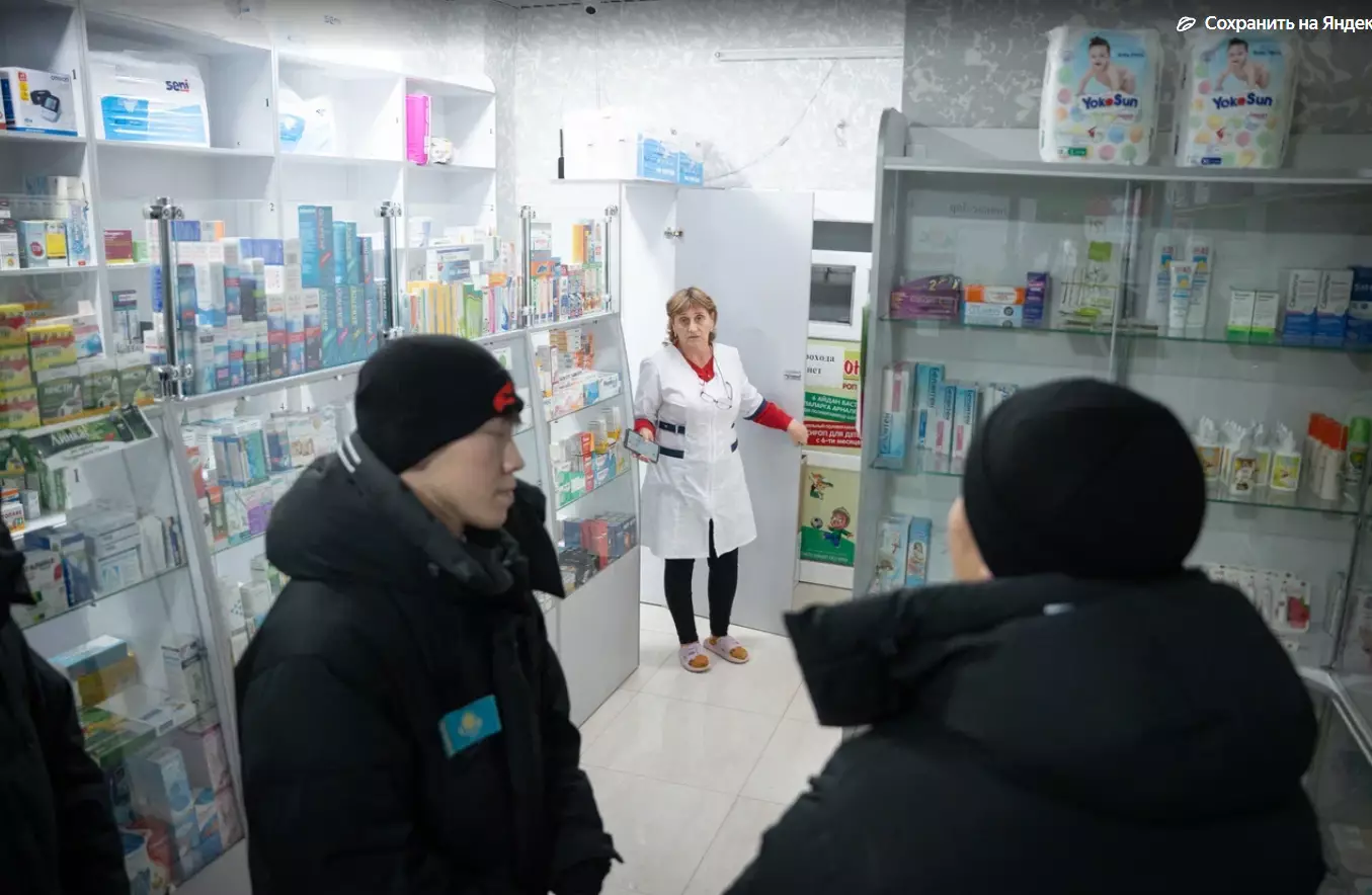 «Дала Қырандары» ұйымының SAQ жасағы Aura Farma дәріханасынан прегабалиннің заңсыз сатылуын анықтады