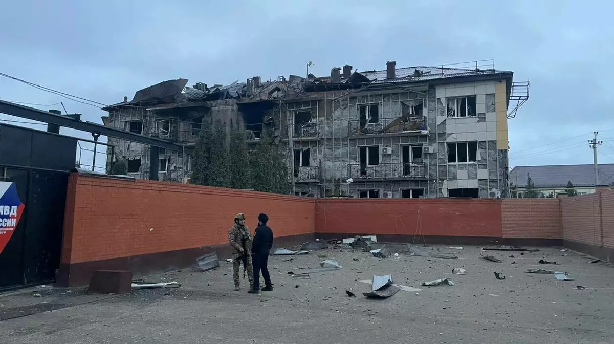 Украинские дроны атаковали здания ФСБ и полиции в Чечне