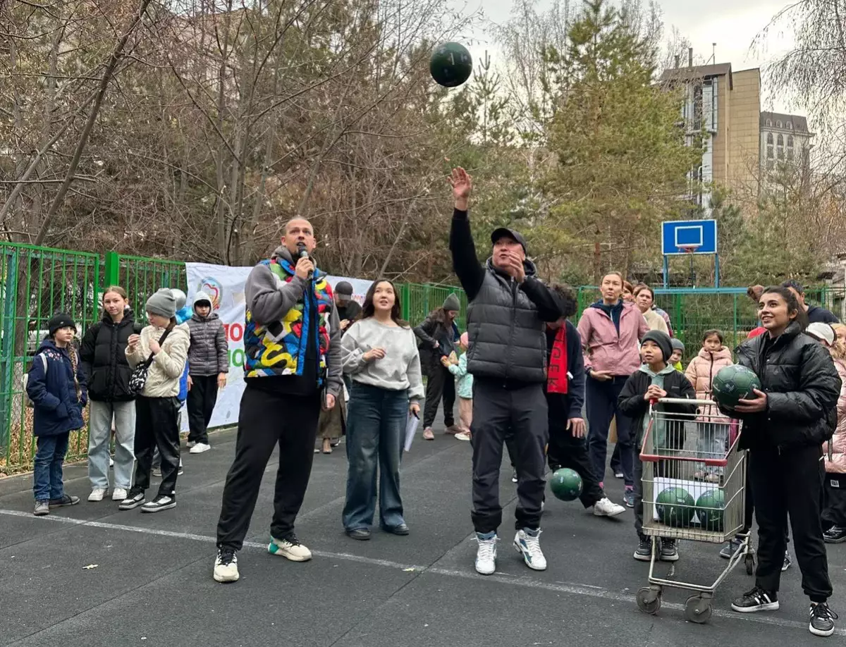 Алматинцы приняли участие в массовом спортивном проекте