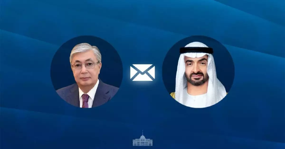  Мемлекет басшысы Біріккен Араб Әмірліктерінің Президентін құттықтады 
