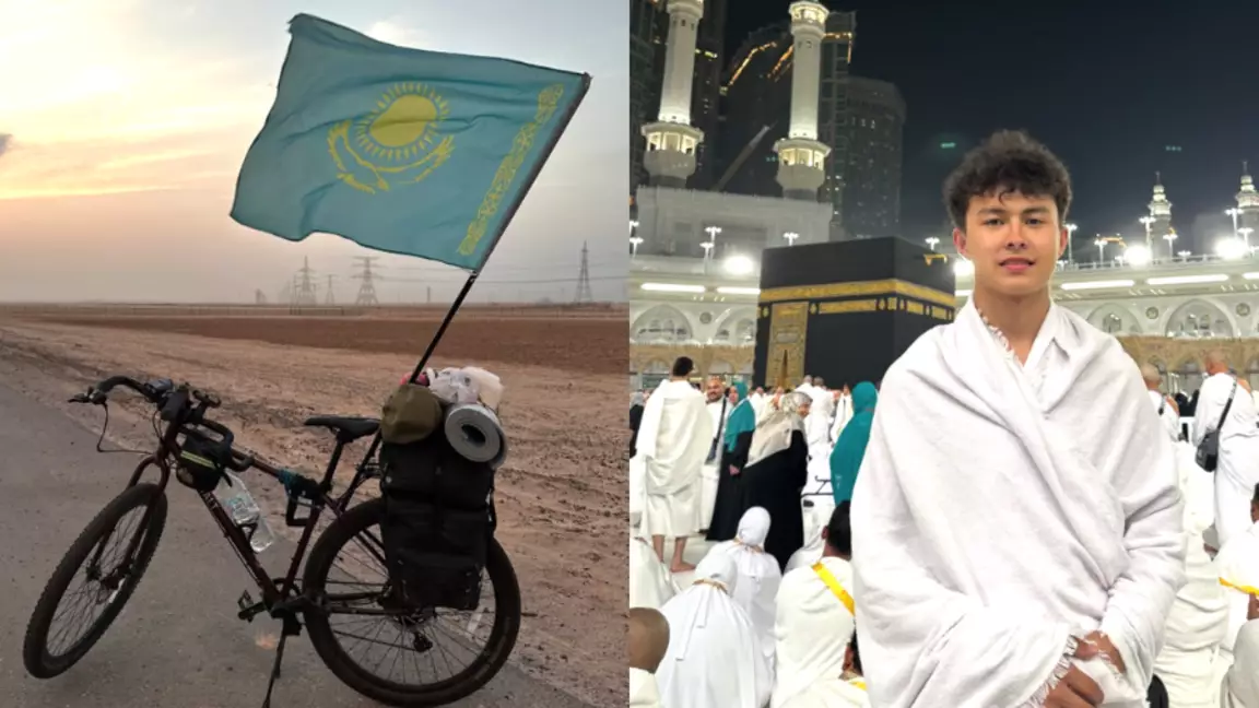 «49 күнге созылған сапар»: Шымкенттік жігіт Меккеге велосипедпен жетті