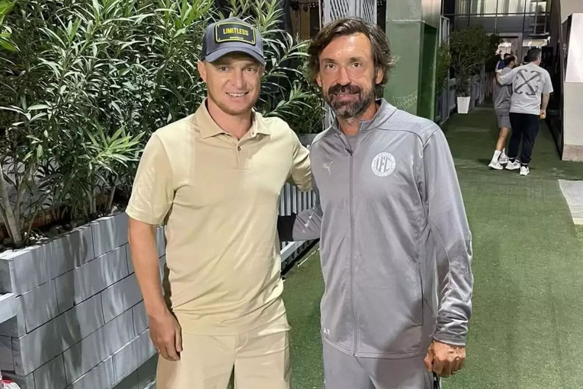 «Елимай» наводит мосты: Карпович встретился с легендарным Пирло