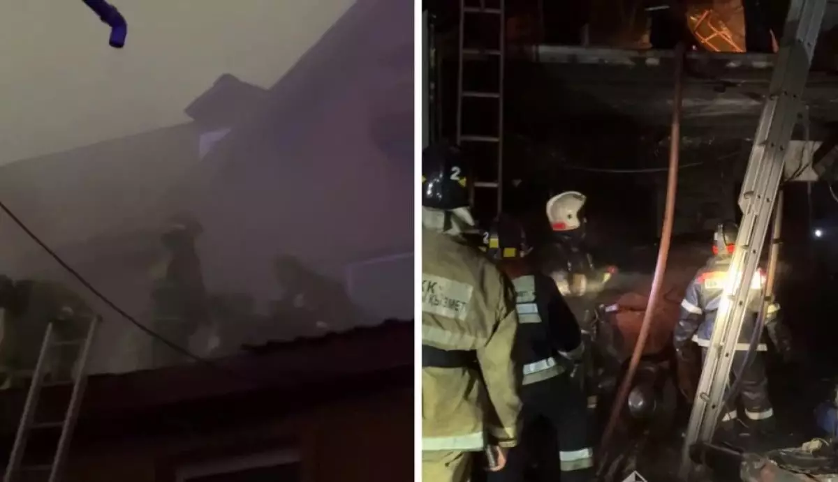 Автокөліктер мен қонақүйге жайылған: Астанада алапат өрт шықты (ВИДЕО)