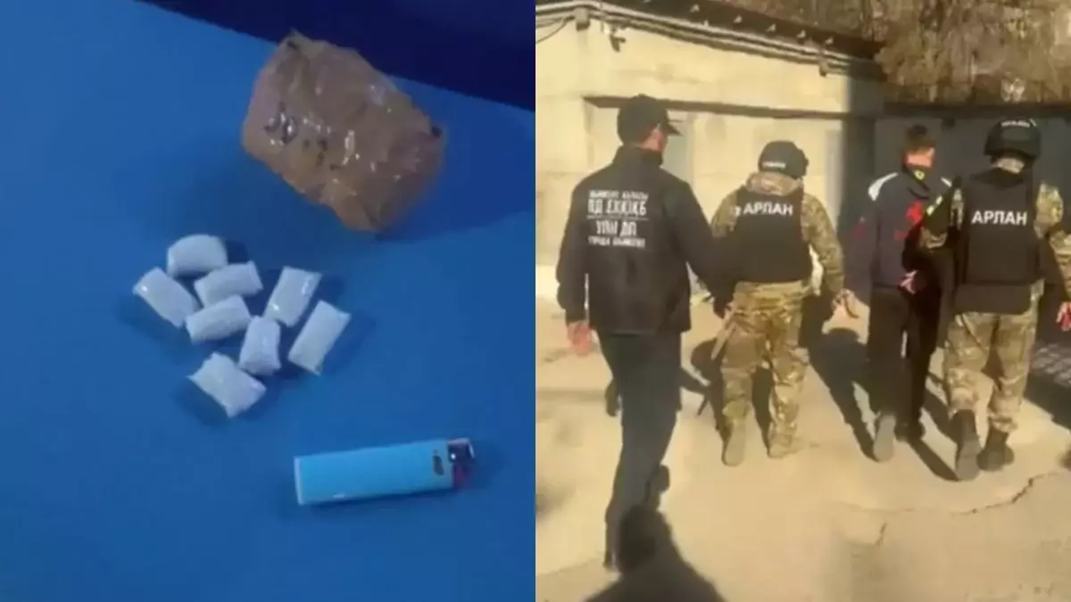 Шымкентте есірткімен айналысқан екі шетелдік ұсталды