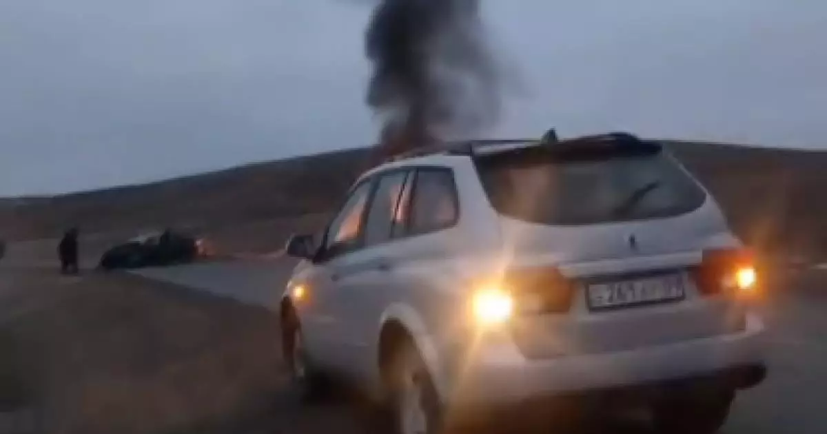  Қарағанды облысында екі көлік соқтығысып, бір адам қаза тапты 