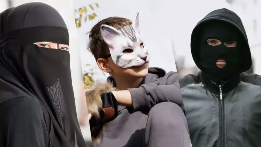 Енді жүзін жасырған киім киетіндерге айыппұл салынады