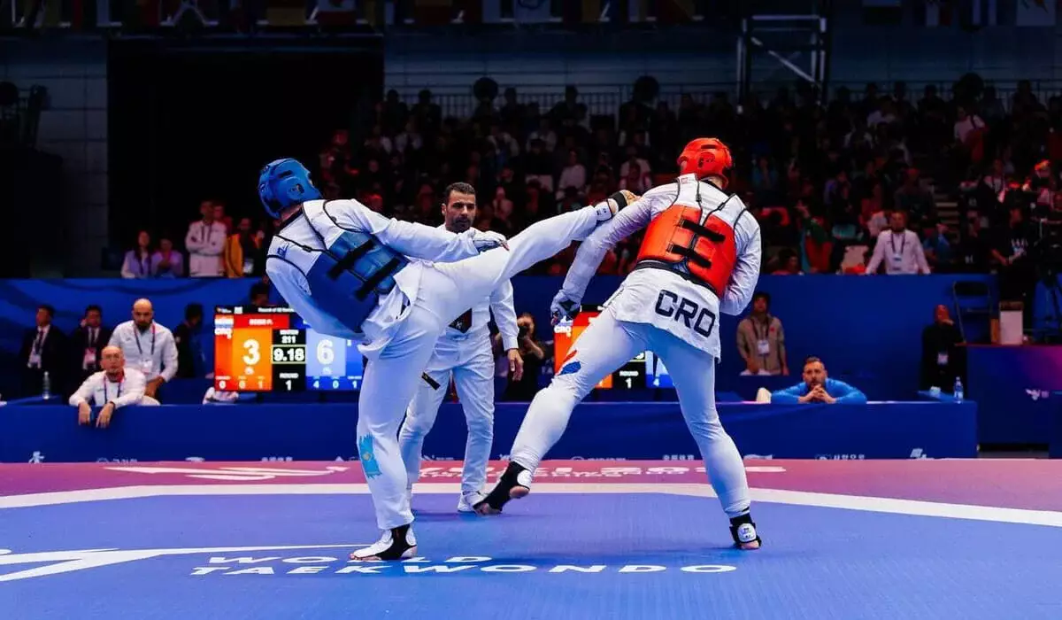 Казахстанский таеквондист завоевал золотую медаль молодежного чемпионата мира