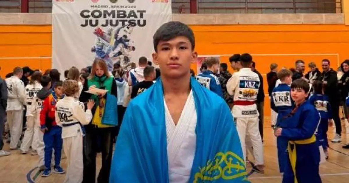  Қазақстандық спортшы джиу-джитсудан халықаралық жарыста топ жарды 