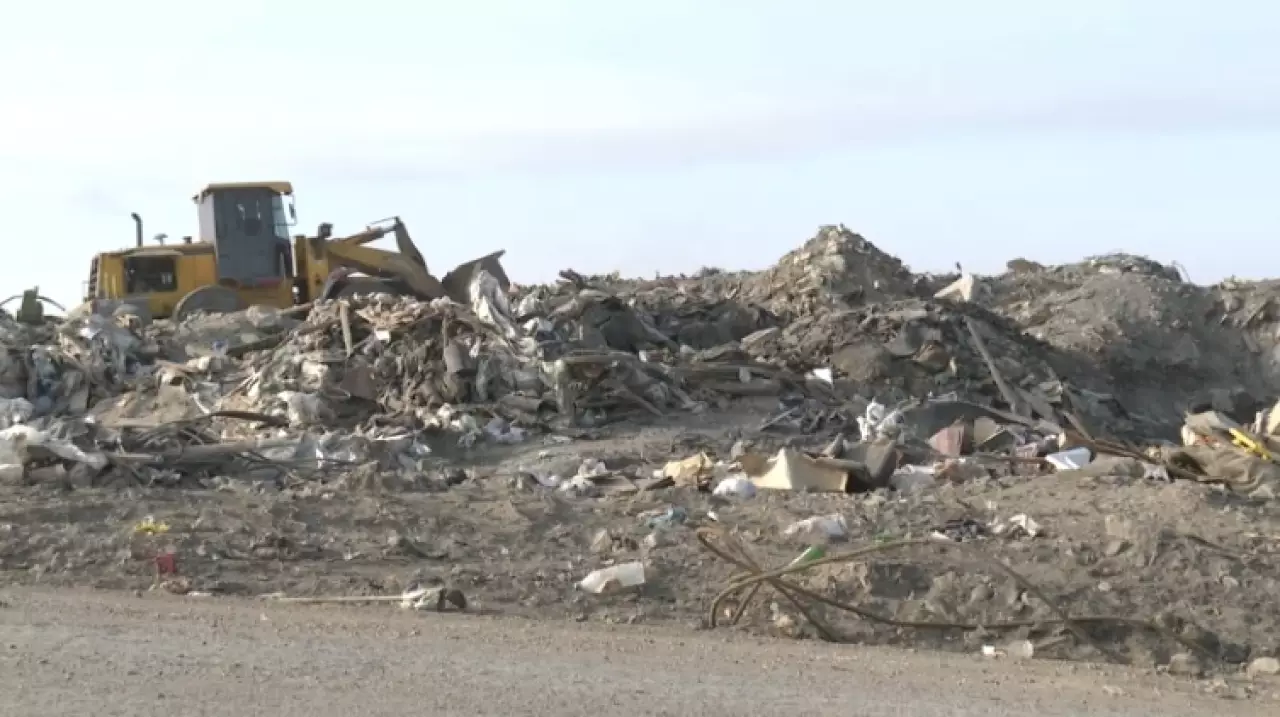 Полигон ТБО в Жезказгане переполнен