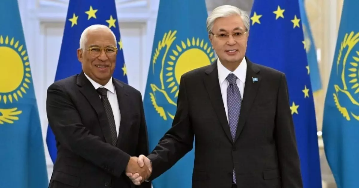  Еуропалық Кеңес Президенті Антониу Кошта Ақордаға келді 