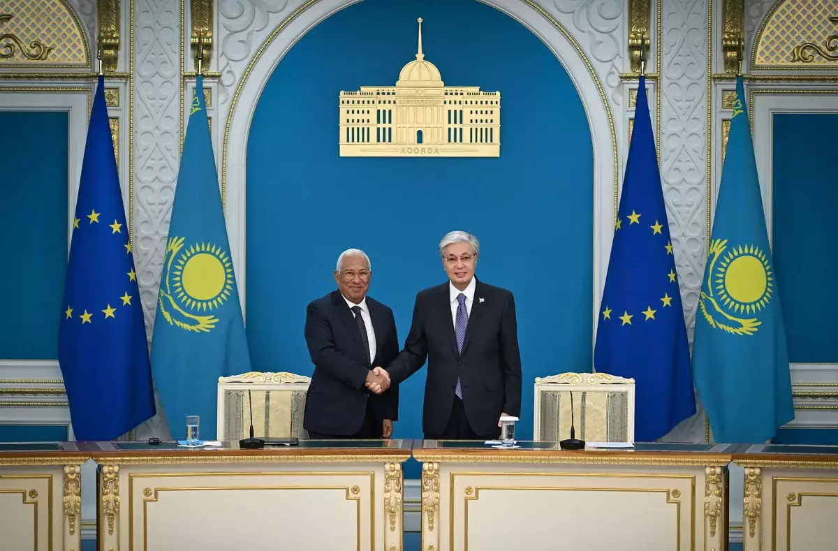 Қасым-Жомарт Тоқаев пен Антониу Кошта бірлескен мәлімдеме жасады