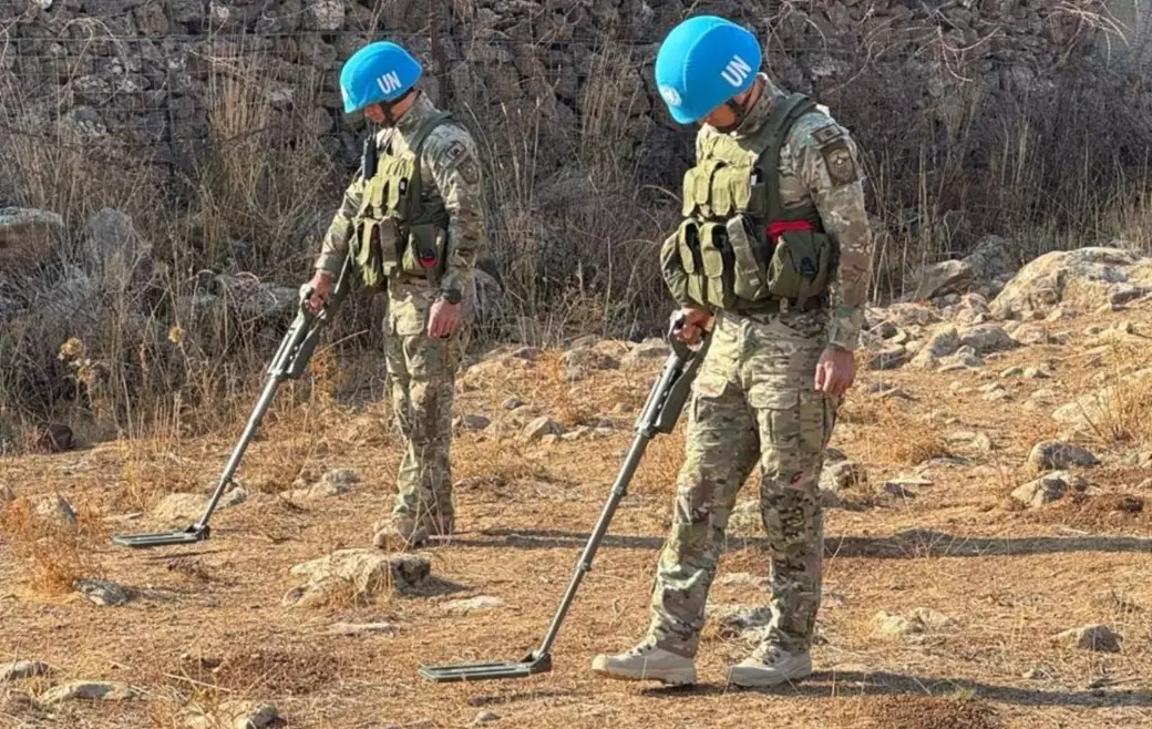 1 тыс. взрывоопасных предметов обезвредили миротворцы Казахстана на Голанских высотах