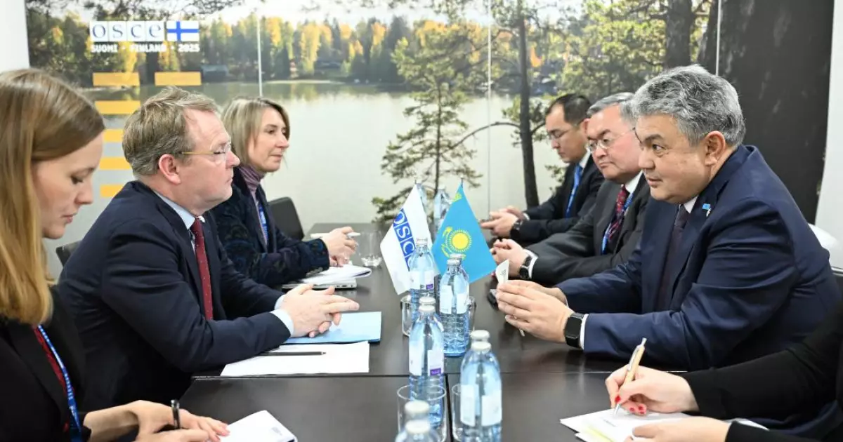   Қазақстан Сыртқы істер министрі ЕҚЫҰ басшылығымен кездесулер өткізді   