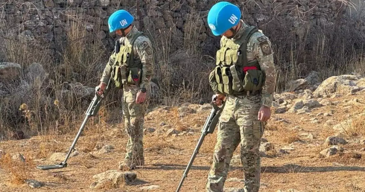  Қазақ бітімгерлері Голан жоталарында мыңнан астам қауіпті затты жойды 