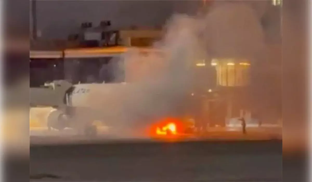 Бразилияда ұшқалы жатқан жолаушылар ұшағы өртенді (ВИДЕО)