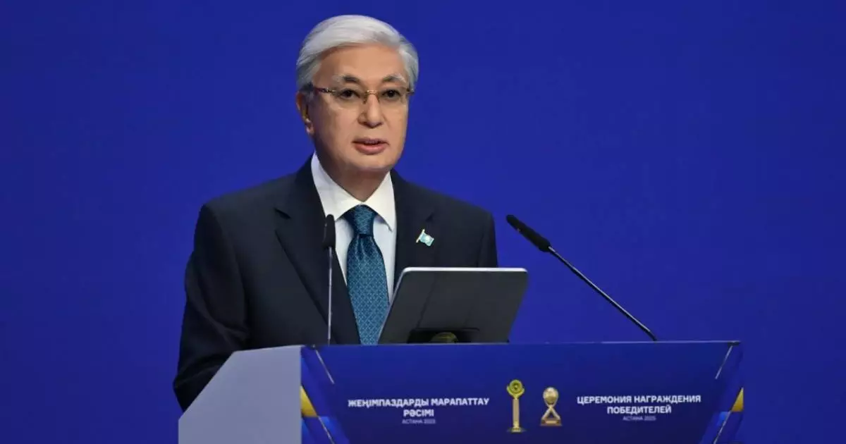  Президент «Алтын сапа», «Парыз» сыйлығының лауреаттарын марапаттау рәсімінде сөз сөйледі 