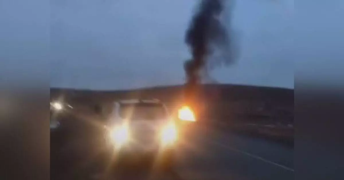  Жол апатынан инкассаторлық көлік пен ішіндегі ақша өртенді 