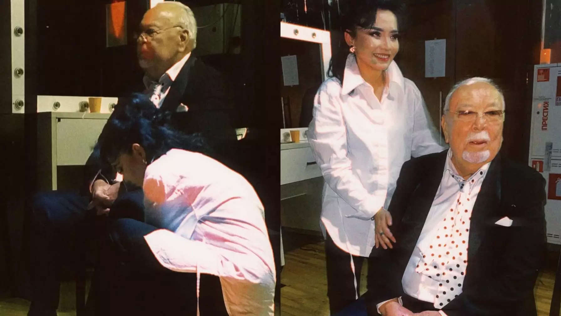 "Махаббатым": Жас актриса Асанәлі Әшімовтің аяғын уқалап отырғанын көрсетті (ФОТО)