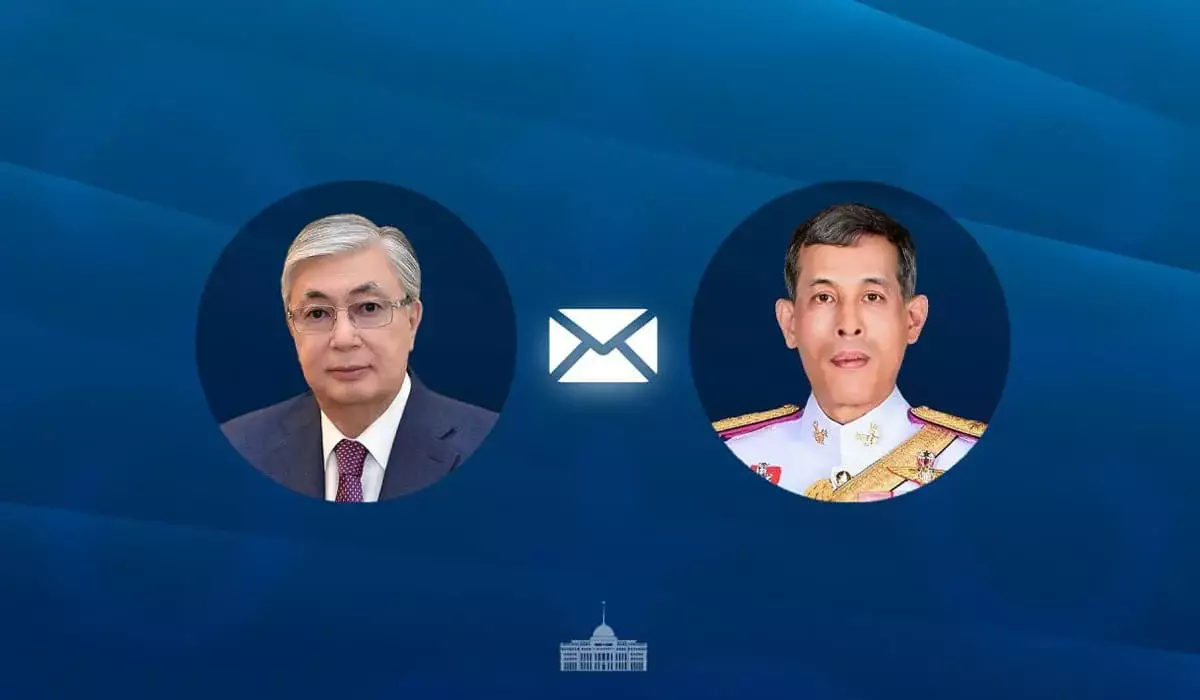 Токаев поздравил короля Таиланда Маху Вачиралонгкорна