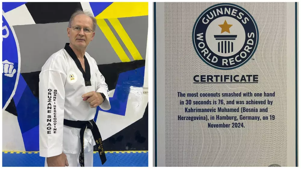 66-летний мастер боевых искусств установил невероятный рекорд Гиннесса