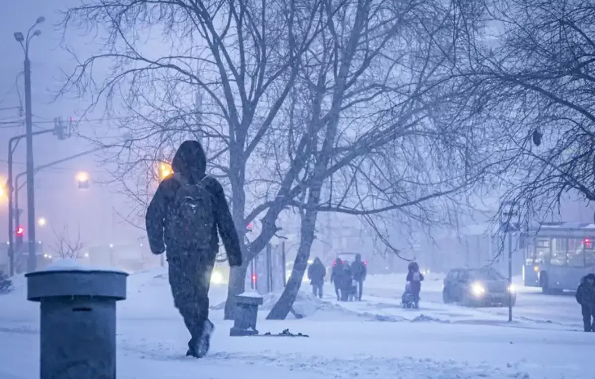 Казахстан накроет арктический антициклон: снег и гололёд на всех дорогах - новости на Lada.kz 05.12.2025