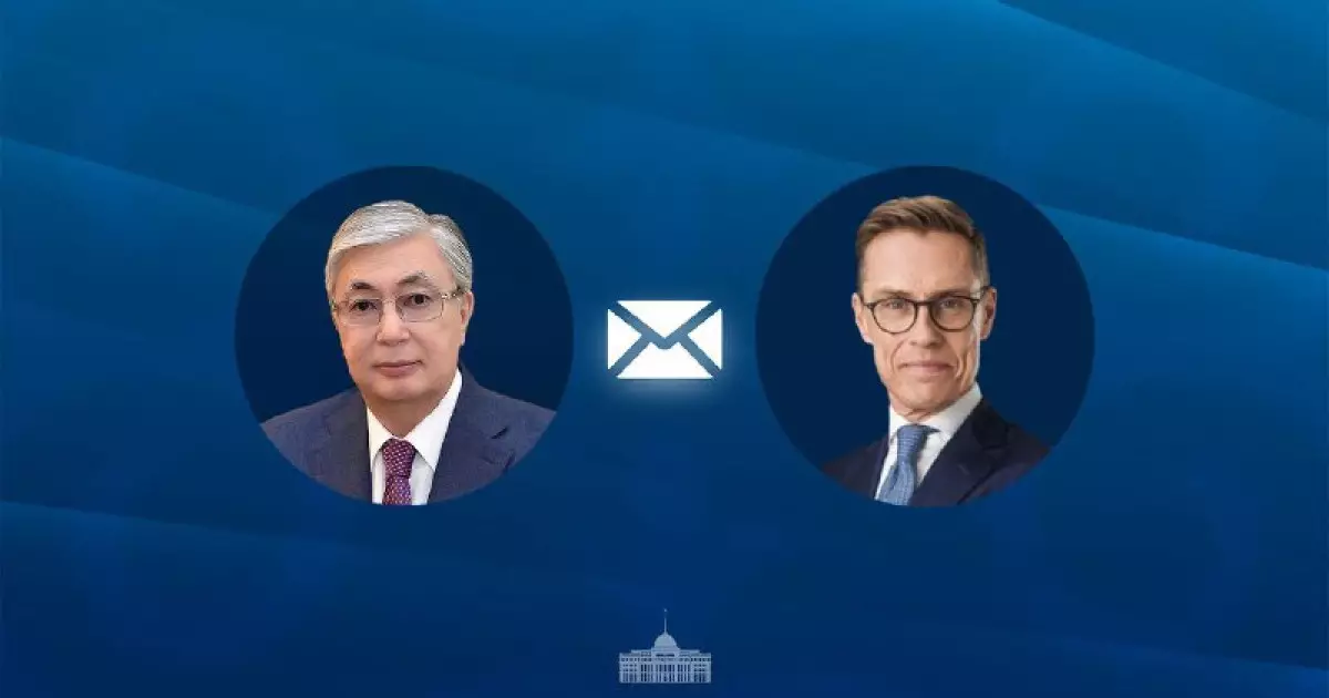   Мемлекет басшысы Финляндия Президентін құттықтады   