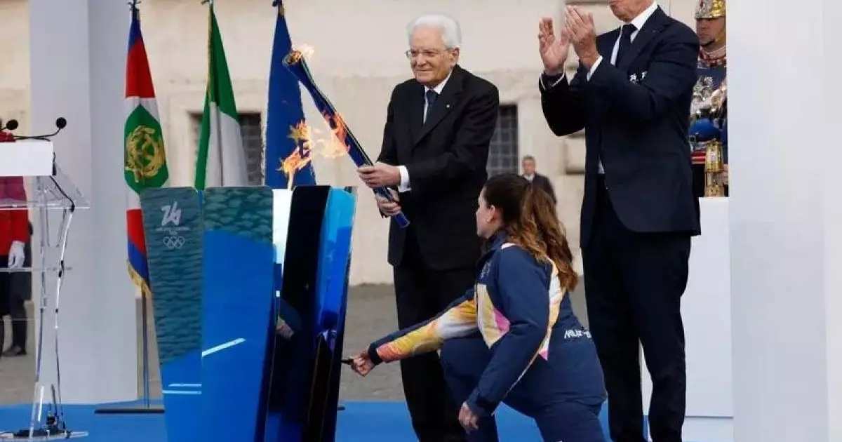  Римде 2026 жылғы қысқы Олимпиада ойындарының алауы жағылды 